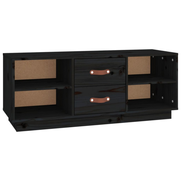 Szafka pod Telewizor Rtv Czarny Mat Nowoczesny Salon 100x34x40cm 762161