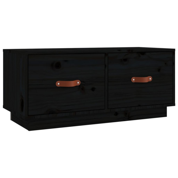 Szafka pod Telewizor Rtv Czarny Mat Nowoczesny Salon 80x34x35cm 762142
