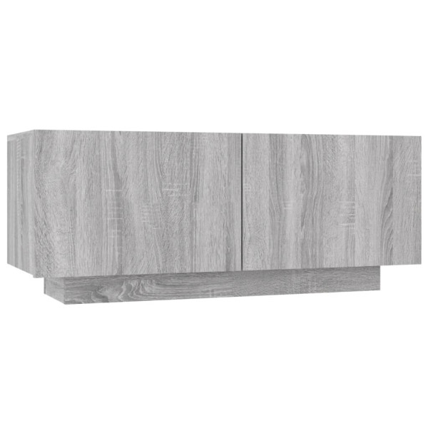 Szafka pod Telewizor Rtv Szary Mat Drzwiczki Nowoczesny 100x35x40cm 765078