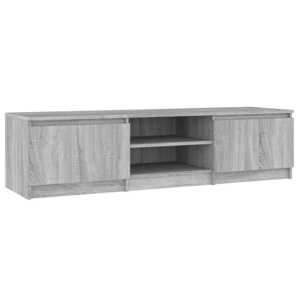 Szafka pod Telewizor Rtv Szary Mat Drzwiczki Nowoczesny 140x40x35,5cm 762260