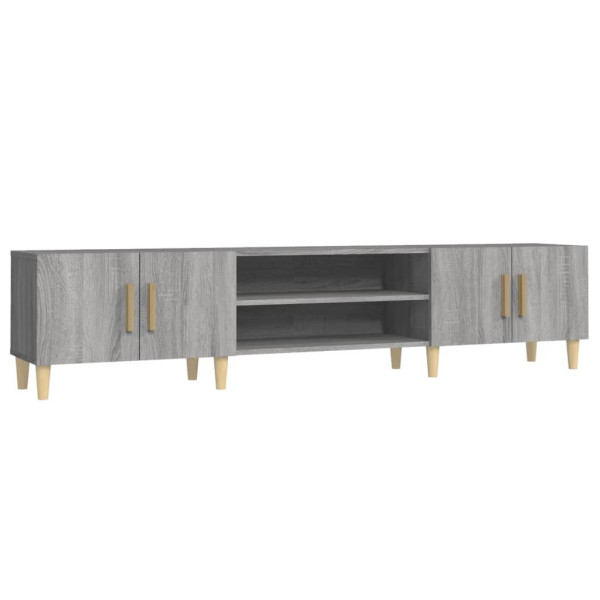 Szafka pod Telewizor Rtv Szary Mat Drzwiczki Nowoczesny 180x31,5x40cm 762461