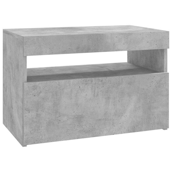 Szafka pod Telewizor Rtv Szary Mat LED 60x35x40cm 762018