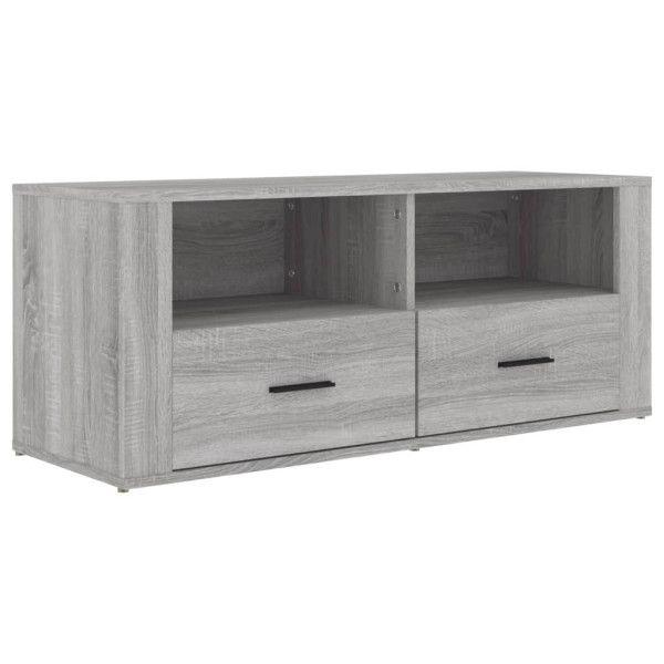 Szafka pod Telewizor Rtv Szary Mat Szuflady Nowoczesny 100x35x40cm 764418