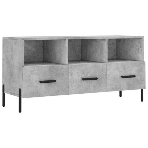 Szafka pod Telewizor Rtv Szary Mat Szuflady Nowoczesny 102x36x50cm 764427
