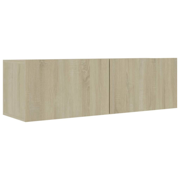 Szafka Pod Telewizor Stolik Półka Szafka RTV Brązowa 100x30x30 cm 763566