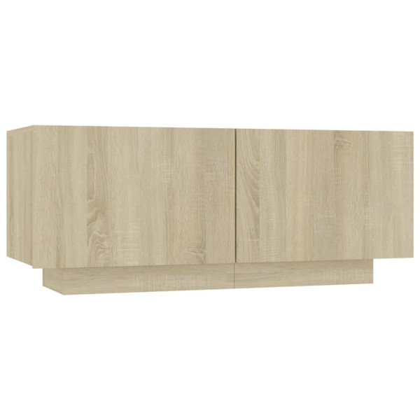 Szafka Pod Telewizor Stolik Półka Szafka RTV Brązowa 100x35x40 cm 765070