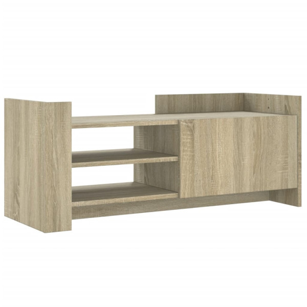 Szafka Pod Telewizor Stolik Półka Szafka RTV Brązowa 100x35x40 cm 762819