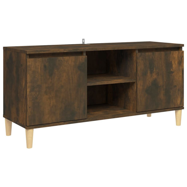 Szafka Pod Telewizor Stolik Półka Szafka RTV Brązowa 103.5x35x50 cm 770965