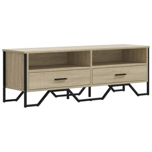 Szafka Pod Telewizor Stolik Półka Szafka RTV Brązowa 122x34x41 cm 764424