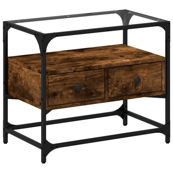Szafka Pod Telewizor Stolik Półka Szafka RTV Brązowa 60x35x51 cm 763561