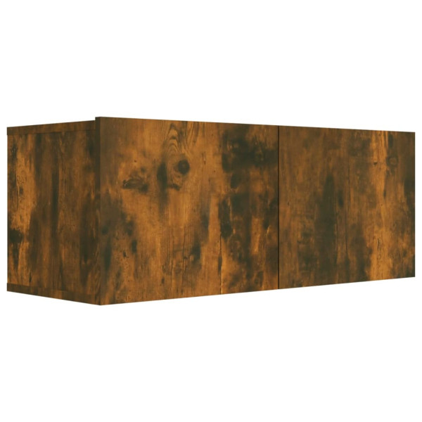 Szafka Pod Telewizor Stolik Półka Szafka RTV Brązowa 80x30x30 cm 762806