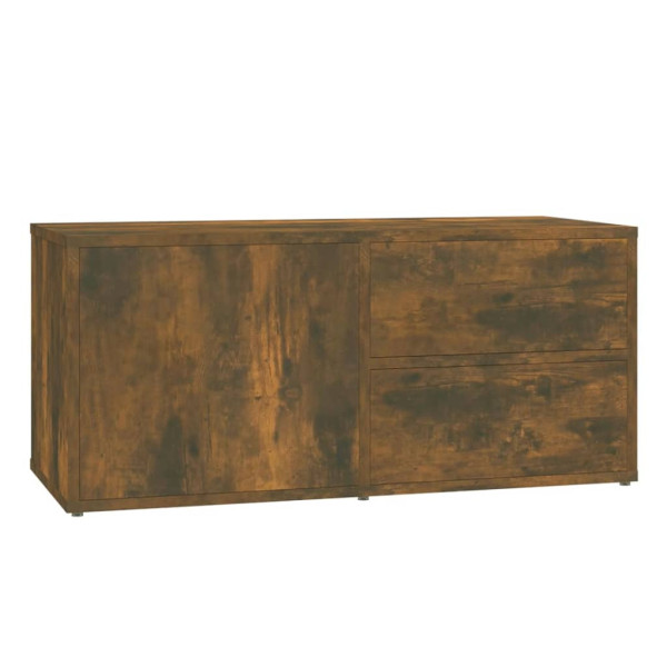 Szafka Pod Telewizor Stolik Półka Szafka RTV Brązowa 80x34x36 cm 763552