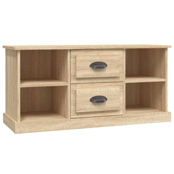 Szafka Pod Telewizor Stolik Półka Szafka RTV Brązowa 99.5x35.5x48 cm 764483