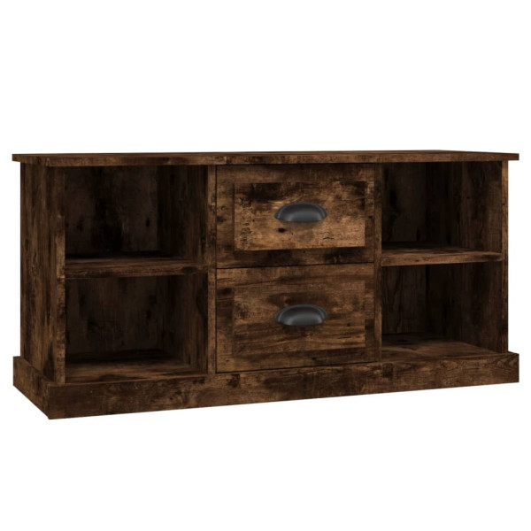 Szafka Pod Telewizor Stolik Półka Szafka RTV Brązowa 99.5x35.5x48 cm 764433