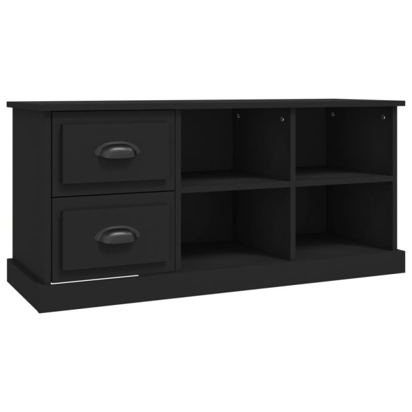 Szafka Pod Telewizor Stolik Półka Szafka RTV Czarna 102x35.5x47.5 cm 764463