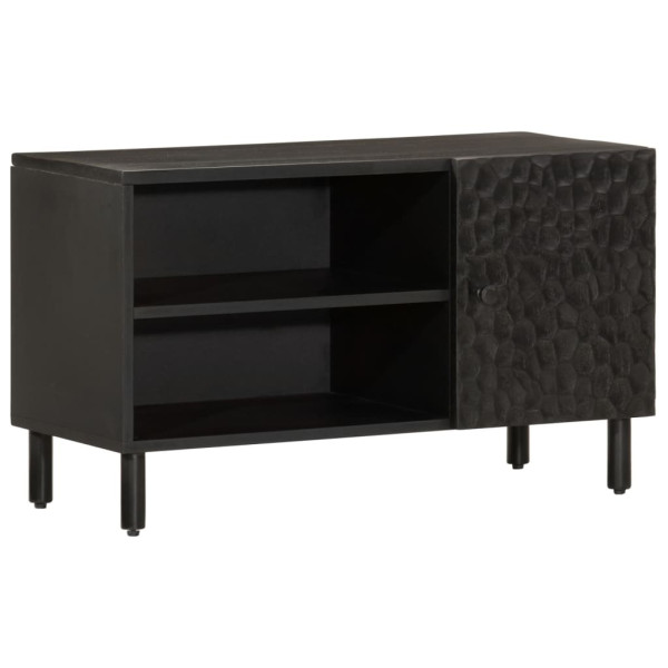 Szafka Pod Telewizor Stolik Półka Szafka RTV Czarna 80x31x46 cm 764549
