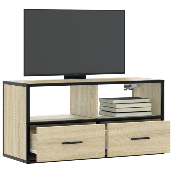 Szafka Pod Telewizor Stolik Półka Szafka RTV Do Salonu 80x31x39.5 cm 867522