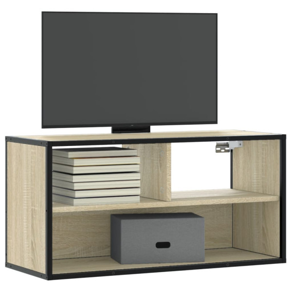 Szafka Pod Telewizor Stolik Półka Szafka RTV Do Salonu 80x31x39.5 cm 852486
