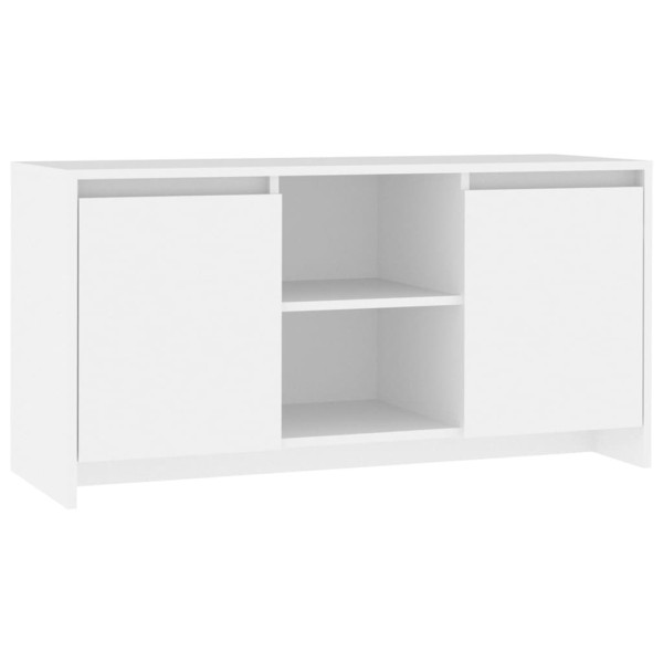 Szafka Pod Telewizor Szafka RTV Komoda Pod Telewizor Biała 102x37,5x52,5 cm 773052
