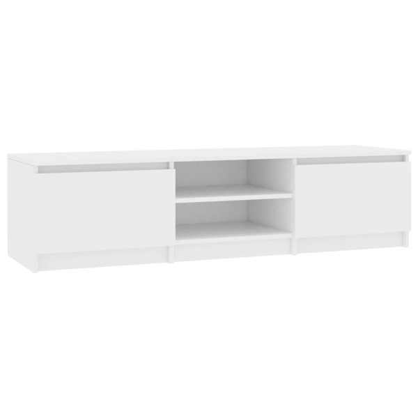 Szafka Pod Telewizor Szafka RTV Komoda Pod Telewizor Biała 140x40x35,5 cm 762053