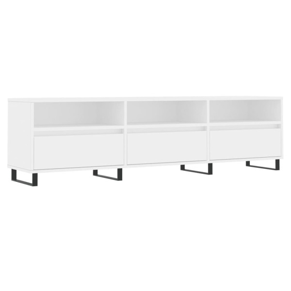 Szafka Pod Telewizor Szafka RTV Komoda Pod Telewizor Biała 150x30x44,5 cm 762035