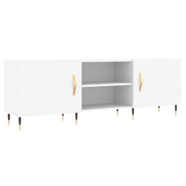 Szafka Pod Telewizor Szafka RTV Komoda Pod Telewizor Biała 150x30x50 cm 773083
