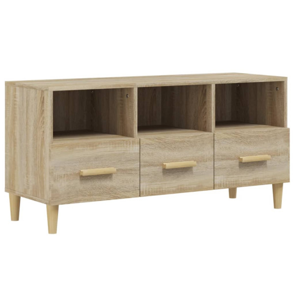Szafka Pod Telewizor Szafka RTV Półka Stolik Telewizyjny 102x36x50 cm 867455