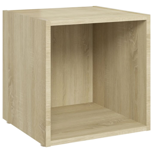 Szafka Pod Telewizor Szafka RTV Półka Stolik Telewizyjny 37x35x37 cm 870352