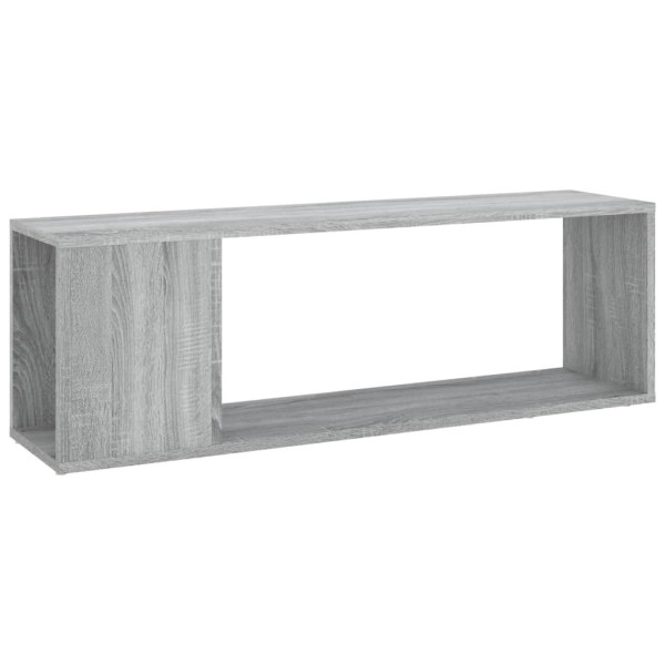 Szafka Pod Telewizor Szafka RTV Stolik Półka Szara 100x24x32 cm 763542