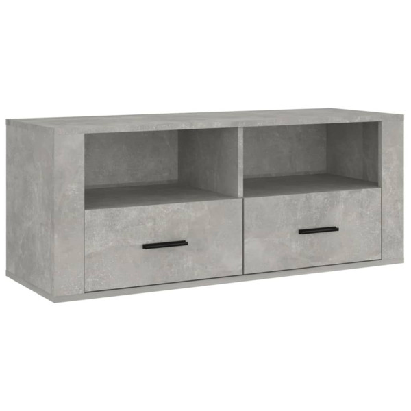 Szafka Pod Telewizor Szafka RTV Stolik Półka Szara 100x35x40 cm 764429