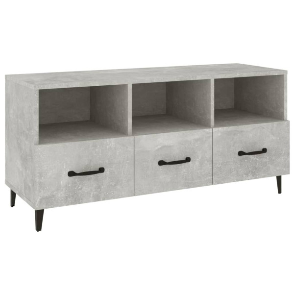 Szafka Pod Telewizor Szafka RTV Stolik Półka Szara 102x35x50 cm 764431