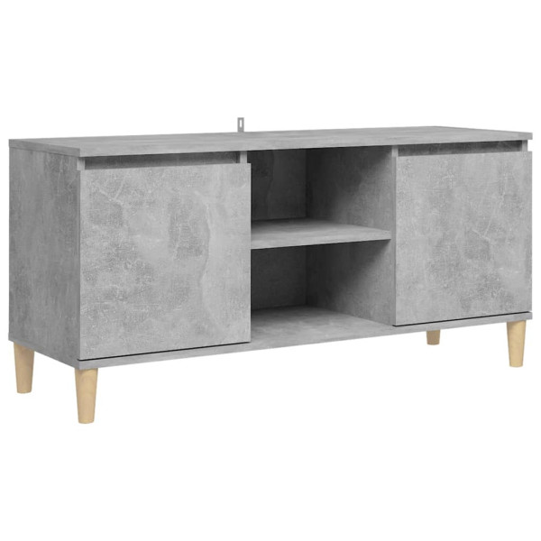 Szafka Pod Telewizor Szafka RTV Stolik Półka Szara 103.5x35x50 cm 770957