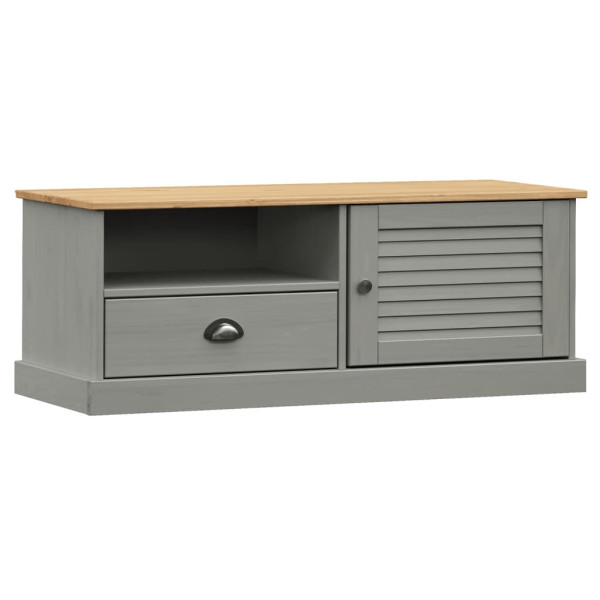 Szafka Pod Telewizor Szafka RTV Stolik Półka Szara 106x40x40 cm 767177