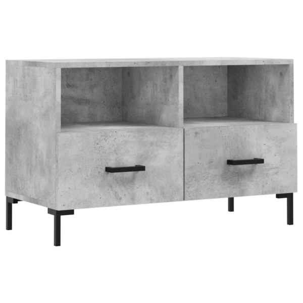 Szafka Pod Telewizor Szafka RTV Stolik Półka Szara 80x36x50 cm 765081
