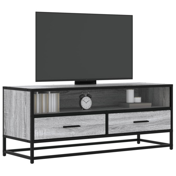 Szafka pod telewizor szary dąb sonoma 100x34.5x40 cm 867475
