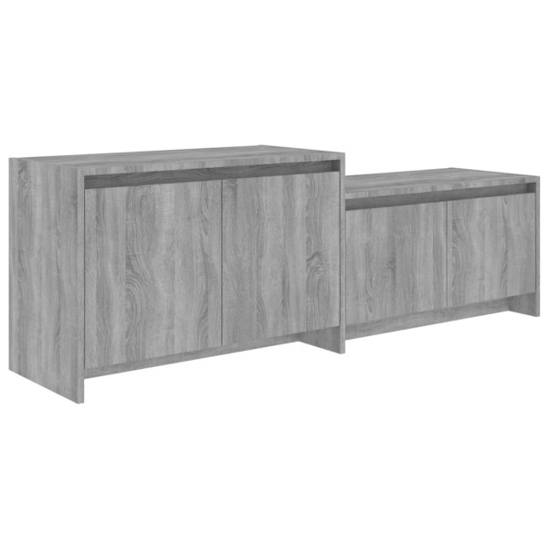 Szafka pod telewizor szary dąb sonoma 146.5x35x50 cm 769732
