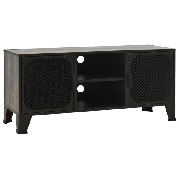 Szafka pod telewizor Szary Metal vidaXL 256270