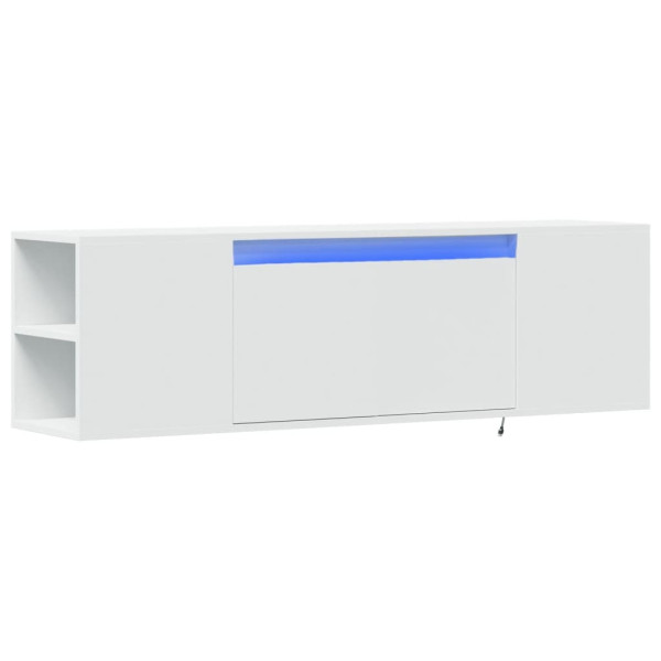 Szafka Pod Telewizor Wisząca Biały Stolik Półka Szafka RTV LED 135x31x39.5 868123