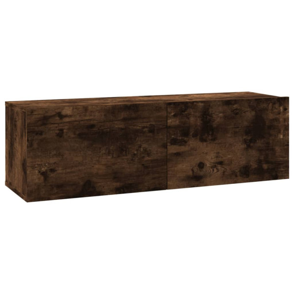 Szafka Pod Telewizor Wisząca Szafka RTV Stolik Brązowa 100x30x30 cm 763445