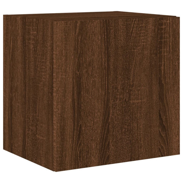 Szafka Pod Telewizor Wisząca Szafka RTV Stolik Brązowa LED 40.5x35x40 cm 763351