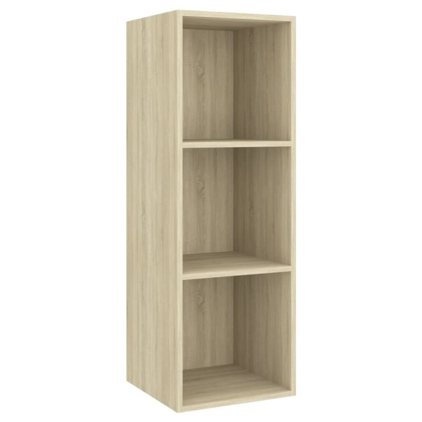 Szafka Pod Telewizor Wisząca Szafka RTV Stolik Półka Brązowa 37x37x107 cm 763350
