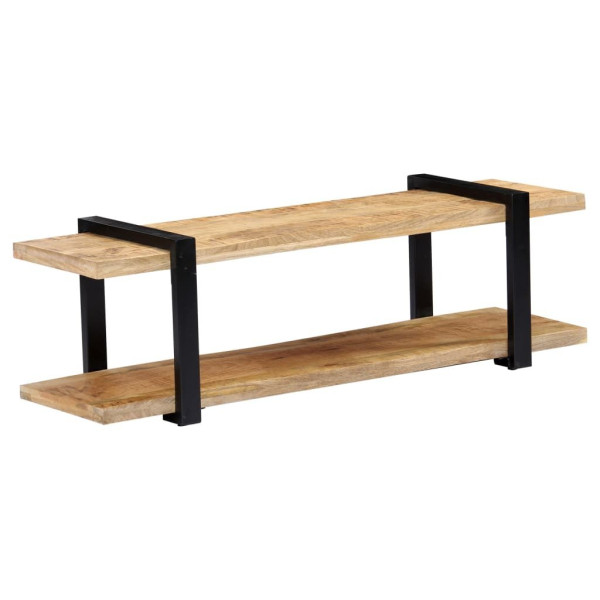 Szafka pod TV, 130x40x40 cm, lite drewno mango 383435