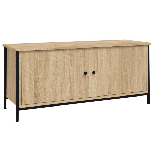 Szafka pod TV dąb sonoma 102x35x45 cm materiał drewnopochodny 866838