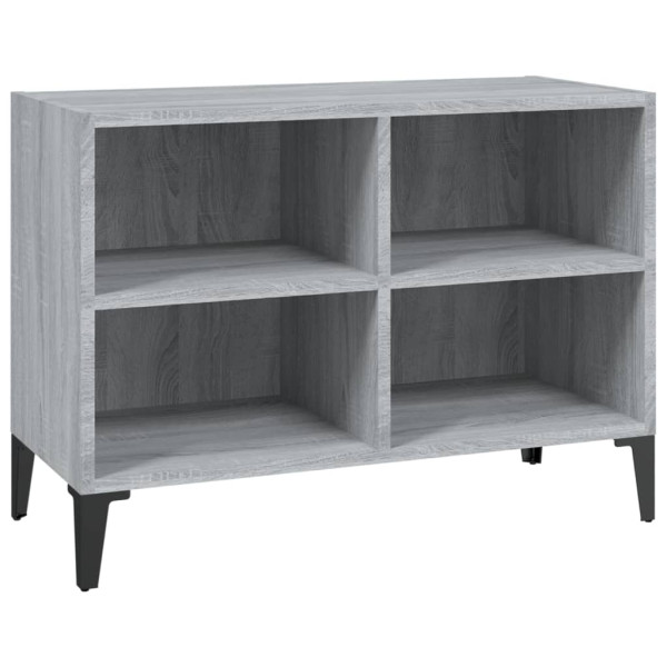 Szafka pod TV metalowe nóżki szary dąb sonoma 69.5x30x50 cm 867283