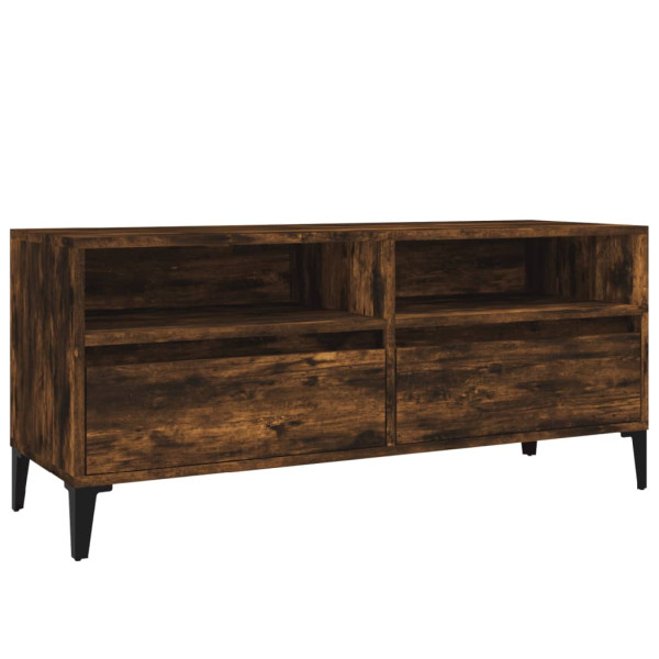 Szafka pod TV przydymiony dąb 100x34.5x44.5 cm 866515