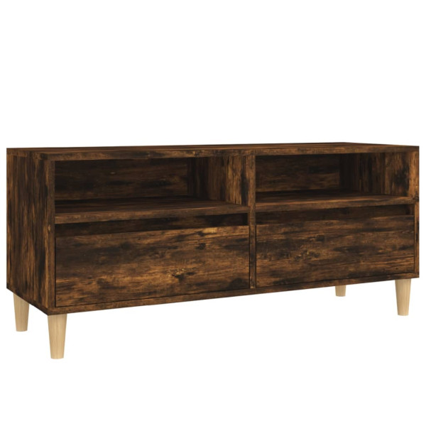 Szafka pod TV przydymiony dąb 100x34.5x44.5 cm 866600