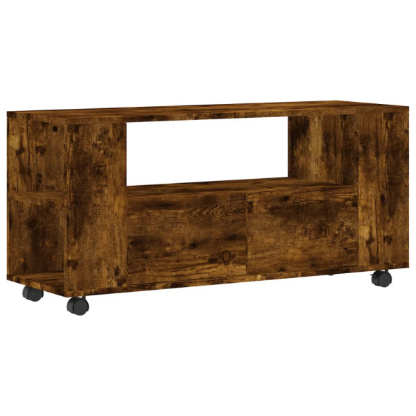 Szafka pod TV przydymiony dąb 102x34.5x43 cm 865104