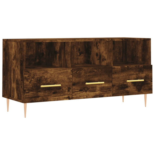Szafka pod TV przydymiony dąb 102x36x50 cm 867113