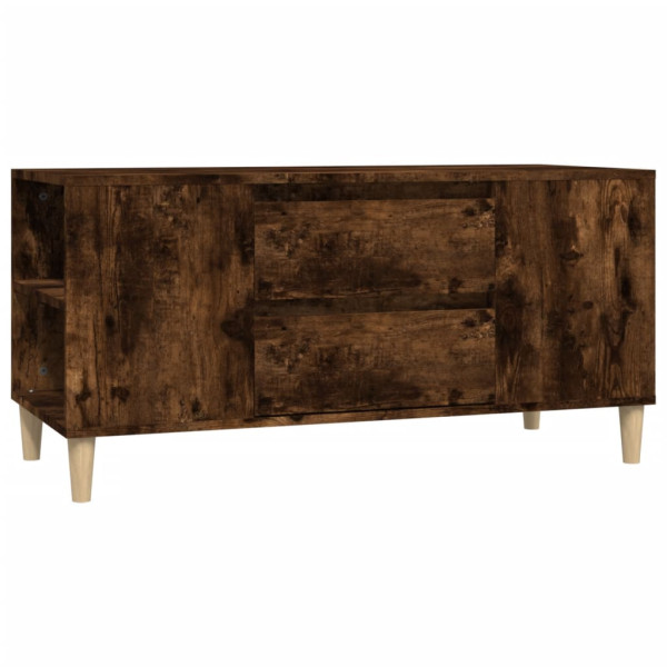Szafka pod TV przydymiony dąb 102x44.5x50 cm 857626