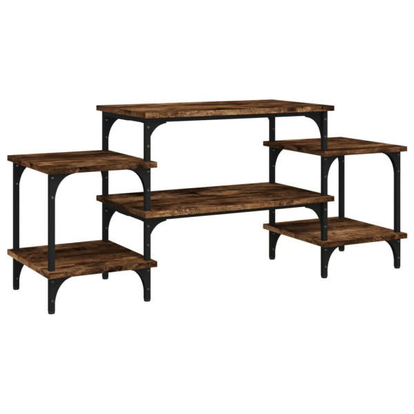 Szafka pod TV przydymiony dąb 117x35x52 cm 857709